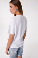 T-SHIRT PARICOLLO MEZZA MANICA IN JERSEY