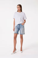 T-SHIRT PARICOLLO MEZZA MANICA IN JERSEY