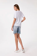 T-SHIRT PARICOLLO MEZZA MANICA IN JERSEY