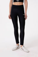 LEGGINGS IN LYCRA CON LOGO STAMPATO