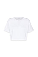 T-SHIRT CROP PARICOLLO MEZZA MANICA