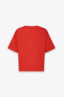 T-SHIRT CROP PARICOLLO MEZZA MANICA