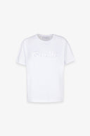 T-SHIRT PARICOLLO MEZZA MANICA CON RICAMO