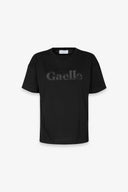 T-SHIRT PARICOLLO MEZZA MANICA CON RICAMO