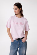 T-SHIRT PARICOLLO MEZZA MANICA CON RICAMO