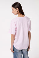 T-SHIRT PARICOLLO MEZZA MANICA CON RICAMO