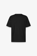 T-SHIRT PARICOLLO MEZZA MANICA CON RICAMO E APPL. STRASS