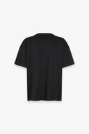 T-SHIRT PARICOLLO MEZZA MANICA IN JERSEY CON PIOGGIA STRASS