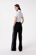 PANTALONE DRITTO CON BANDE LOGATE LATERALI