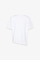 T-SHIRT PARICOLLO MEZZA MANICA CON DETTAGLIO SUL DAVANTI