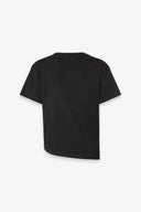 T-SHIRT PARICOLLO MEZZA MANICA CON DETTAGLIO SUL DAVANTI