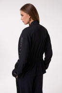 FELPA ALLZIP IN INTERLOCK CON PENDENTE LOGATO
