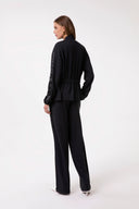 FELPA ALLZIP IN INTERLOCK CON PENDENTE LOGATO