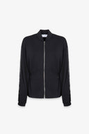 FELPA ALLZIP IN INTERLOCK CON PENDENTE LOGATO