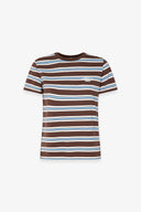 T-SHIRT PARICOLLO MEZZA MANICA CON APPLICAZIONE LOGO