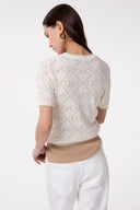 GIROCOLLO M/M  IN MAGLIA TRAFORATA