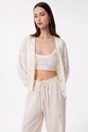 CARDIGAN IN MAGLIA TRAFORATA