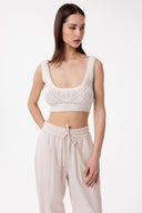 TOP IN MAGLIA TRAFORATA