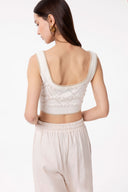 TOP IN MAGLIA TRAFORATA
