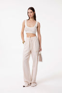 PERFORATED KNIT TOP