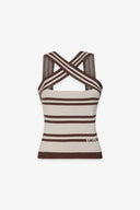 STRIPED KNIT TOP