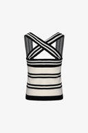TOP IN MAGLIA A RIGHE