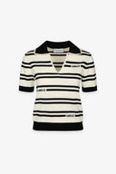 POLO IN MAGLIA A RIGHE
