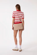 POLO IN MAGLIA A RIGHE