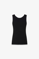 LONG KNIT TANK TOP WITH BIT DETAIL
