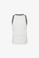 KNIT TANK TOP WITH FINISHING DETAIL