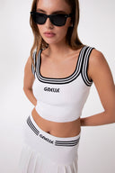 KNIT CROP TOP WITH FINISHING DETAIL