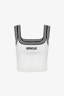 CROP TOP IN MAGLIA DETTAGLIO RIFINITURE