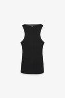 CANOTTA IN MAGLIA RIFINITURE LUREX SCOLLO VOGATORE