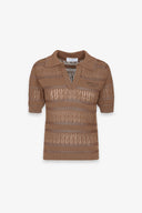 POLO IN MAGLIA PUNTO MOSSO