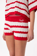 SHORTS IN MAGLIA A RIGHE