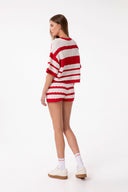 SHORTS IN MAGLIA A RIGHE