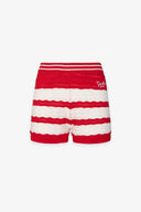 SHORTS IN MAGLIA A RIGHE