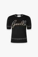 T-SHIRT IN MAGLIERIA CON LOGO