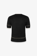 T-SHIRT IN MAGLIERIA CON LOGO