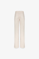 PANTALONE WIDE LEG REGULAR CON MORSETTI LATERALI