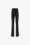 PANTALONE FLARE IN CADY CON MORSETTO