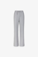PANTALACCIO GESSATO CON RICAMO SUL RETRO TASCA