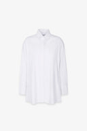 CAMICIA MANICA LUNGA CON APERTURA SUL RETRO IN POPELINE