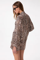 CAMICIA MANICA LUNGA IN RASO