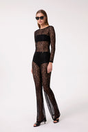 LEGGINGS FLARE IN PIZZO