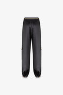 JOGGER CON TASCONI IN RASO