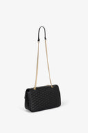 MAXI SHOULDER STRAP METAL LOGO
