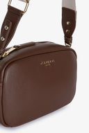 REGULAR CAMERA BAG WITH JACQUARD SHOULDER STRAP