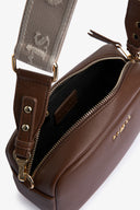 REGULAR CAMERA BAG WITH JACQUARD SHOULDER STRAP