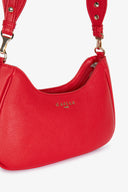 REGULAR MOON BAG WITH JACQUARD SHOULDER STRAP